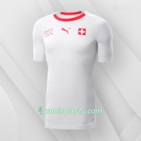 Camisolas de Futebol Suíça Equipamento Alternativa Copa do Mundo 2018 Manga Curta